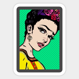 Frida Lichtenstein Sticker